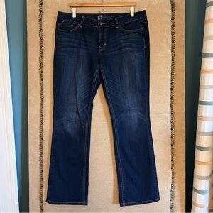 MOSSIMO Dark Wash Bootcut Jeans Plus Size